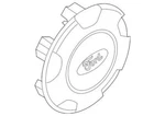Genuine Ford Wheel Cap 9L3Z-1130-D. Fixed Price $59.39.