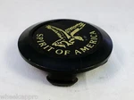 American Eagle Wheels Black Custom Center Caps (1) # 1336 / 101632. Fixed Price $25.00.