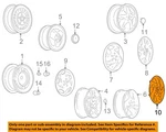 Gm Oem 03-05 Sunfire Wheels Covers Trim-wheel 9594428. Fixed Price $149.46.