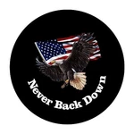 Spare Tire Cover With American Flag And Bald Eagle Xl: 255/70R18, 255/75R17. Fixed Price $35.50.