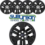 Fits 2025-2026 Nissan Frontier Sv 17" Gloss Black Wheel Skins # IMP-529BLK SET/4. Fixed Price $134.99.