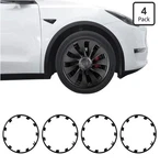 Basenor Tesla Model Y 21 Inch Wheel Rim Protector Abs Guard, Black. Fixed Price $40.00.