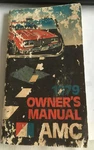 Amc Spirit Owners Manual 1979 Concord Pacer Amx American Motors Rough Cover. Fixed Price $11.20.