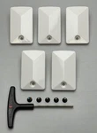 Kmc Xd Series 20X9 -12 White Wheel Inserts W/screws (set Of 5) 827FS29012N-WT. Fixed Price $20.46.