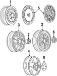 Genuine Gm Wheel Cover 25537484. Fixed Price $193.94.