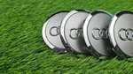 Fit For Audi Gray Chrome Wheel Center Hub Caps Emblem 4PCS 69MM. Fixed Price $17.80.