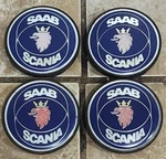 Set Of Genuine Oem 1997-2000 Saab-scania 9000 9-3 9-5 Center Caps 4566311. Fixed Price $34.99.