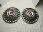Set Of Vintage Oem Ford Mustang Classic Red Hubcaps Wheel Covers C72A-1137. Fixed Price $99.99.