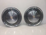 1973 Cadillac Wheel Covers - 15" Stainless Steel / Light Damage *pair*. Fixed Price $75.64.