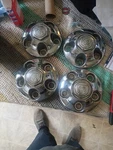 1998-2001 Dodge Ram 1500 Set Of (4) Center Chrome Oem Hubcaps. Fixed Price $80.00.