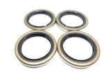 Pack Of 4 Trailer Hub Wheel Grease Seals Wps Tm 168233TB 1.688'' X 2.332'' Do.... Fixed Price $23.02.