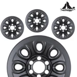 For 2005-2013 Chevy Silverado 1500 17 Inch Matte Black Wheels Covers Rim Hubcaps. Fixed Price $64.99.
