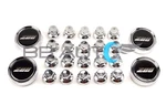 80-81 Chevrolet Camaro Z28 N90 Aluminum Mag Wheel Hub Center Caps & Lug Nuts Set. Fixed Price $124.95.