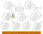 Gm Oem 13-19 Xts Wheels-wheel, Alloy Insert 22908771. Fixed Price $82.57.