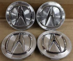 Oem Used Set Acura Machined Center Caps 44742-SZ3-J110. Fixed Price $29.95.