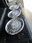 3 1975-1985 Cadillac Deville Calais Fleetwood 15" Wire Hubcaps Wheel Covers Oem. Fixed Price $91.20.