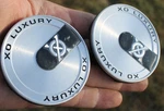 (two) Xo Luxury # C301 Custom Silver Center Cap. Fixed Price $19.99.