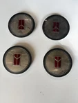 Set 1984-1988 Oldsmobile Sport 62MM Wire Wheel Center Cap. Fixed Price $30.00.
