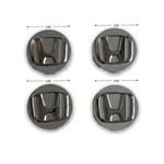 Honda Wheel Center Silver Chrome Logo Hubcaps 2.25 Inch (set Of 4PCS). Fixed Price $18.98.