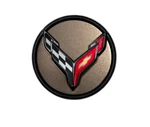 2023-2025 Corvette C8 One Center Cap Tech Bronze Crossed Flags Gm 84384896. Fixed Price $49.95.