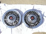 1973-1982 Nos Ford Mustang Granada Mercury Capri Comet Wire Spoke Hubcaps. Fixed Price $175.00.