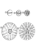 Genuine Mopar Wheel Cap 1LB74RXFAB. Fixed Price $34.86.