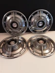 Vintage 1963 Chevrolet Impala Ss Spinner Hubcaps 14" Set Of. Fixed Price $109.99.