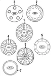 Genuine Ford Wheel Cover XF2Z-1130-AC. Fixed Price $68.03.