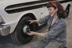 1964 1965 1966 Ford Falcon Poverty Dog Dish Hubcaps Wheel Covers Set Four. Fixed Price $69.00.