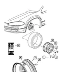 Genuine Mopar Wheel Center Cap RG98PAKAA. Fixed Price $42.48.
