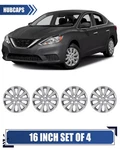 Set Of 4 16" Hubcaps For 2013-2019 Nissan Sentra 11-17 Leaf Wheel Covers. Fixed Price $48.99.