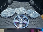 4X Malibu G6 Aura 2007-2012 Chrome 17" Bolt On Hub Caps Full Rim Wheel Covers. Fixed Price $75.80.