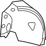 New Genuine Mercedes-benz Striking Plate Cap 2196900530 / 219-690-05-30 Oem. Fixed Price $81.48.