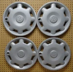 (4) 1993-1999 Volkswagen Jetta Golf 14" Hubcap Wheel Cover 1HM601147A 61524. Fixed Price $179.95.