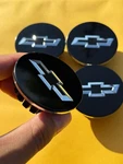 4X Chevrolet 58MM Black Center Caps, Camaro, Cobalt, Captiva, Cruze, Volt. Fixed Price $96.86.