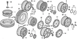 Genuine Honda Trim Wheel (14") 44733-SV1-000. Fixed Price $55.25.
