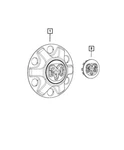 Genuine Mopar Wheel Center Cap 68507513AA. Fixed Price $10.74.