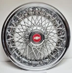 Chevrolet 1980'S 1990'S Wire Spoke 13" Wheel Hub Cap Silver Red Genuine Oem. Fixed Price $27.59.