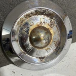 Rusty Hub Cap 1957/1958/1959 Ford GALAXIE/FAIRLANE/RANCHERO/THUNDERBIRD/57-59. Fixed Price $7.50.