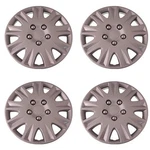 Coast IWCB811115S Set Of 4 Silver Inch Aftermarket Hubcaps. Fixed Price $39.00.
