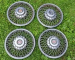 Set Of 1983-1984 Chevy Celebrity 13" Wire Spoke Wheel Covers Oldsmobile. Fixed Price $89.00.