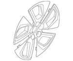 Genuine Ford Wheel Cover LJ8Z-1130-B. Fixed Price $184.90.