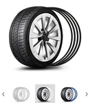 Aluminum Alloy Wheel Rim Protectors For Tesla Models 3/Y/S/X (4 Pcs). Fixed Price $75.00.