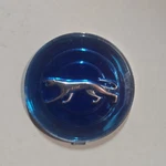 Scott Drake Center Caps Blue Original Wheels Set Mercury Cougar Mustang 1969-70. Fixed Price $50.00.
