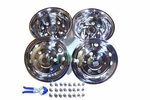 2014 2016 Ford Transit Dually Lug Stainless Wheel Simulators Set Of. Fixed Price $352.03.