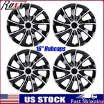 16" Set Of 4 Wheel Covers Snap On Full Hub Caps Fit R16 Tire & Steel Rim Inch. Fixed Price $48.99.