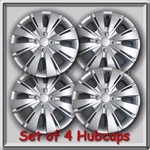 Toyota Yaris 15" Hubcaps, Replica 2013-2014 Silver Wheel Covers.. Fixed Price $120.00.