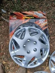 15" Silver Wheel Rim Hub Caps Car Covers Chrome Lot Of 3 Custom Accessories Open. Fixed Price $22.00.