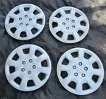 Oem Mitsubishi 16" Set Of Wheel Covers Full Rim Snap On Hub Cap #4252A009ZZ. Fixed Price $39.99.