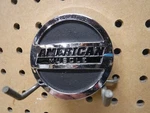 American Muscle Wheels Chrome / Black Custom Center Caps (1) # C-amo. Fixed Price $28.95.